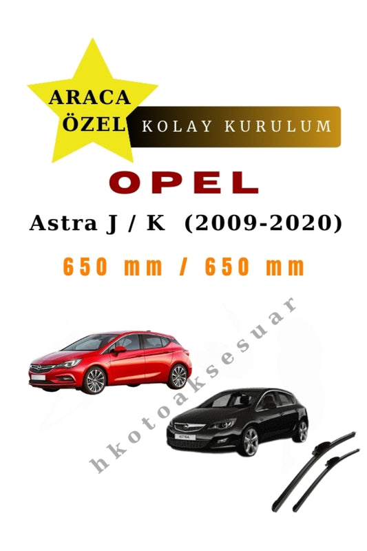 Opel Astra J / K (2009-2020) Fahrzeugspezifische Scheibenwischer vorne (Set)