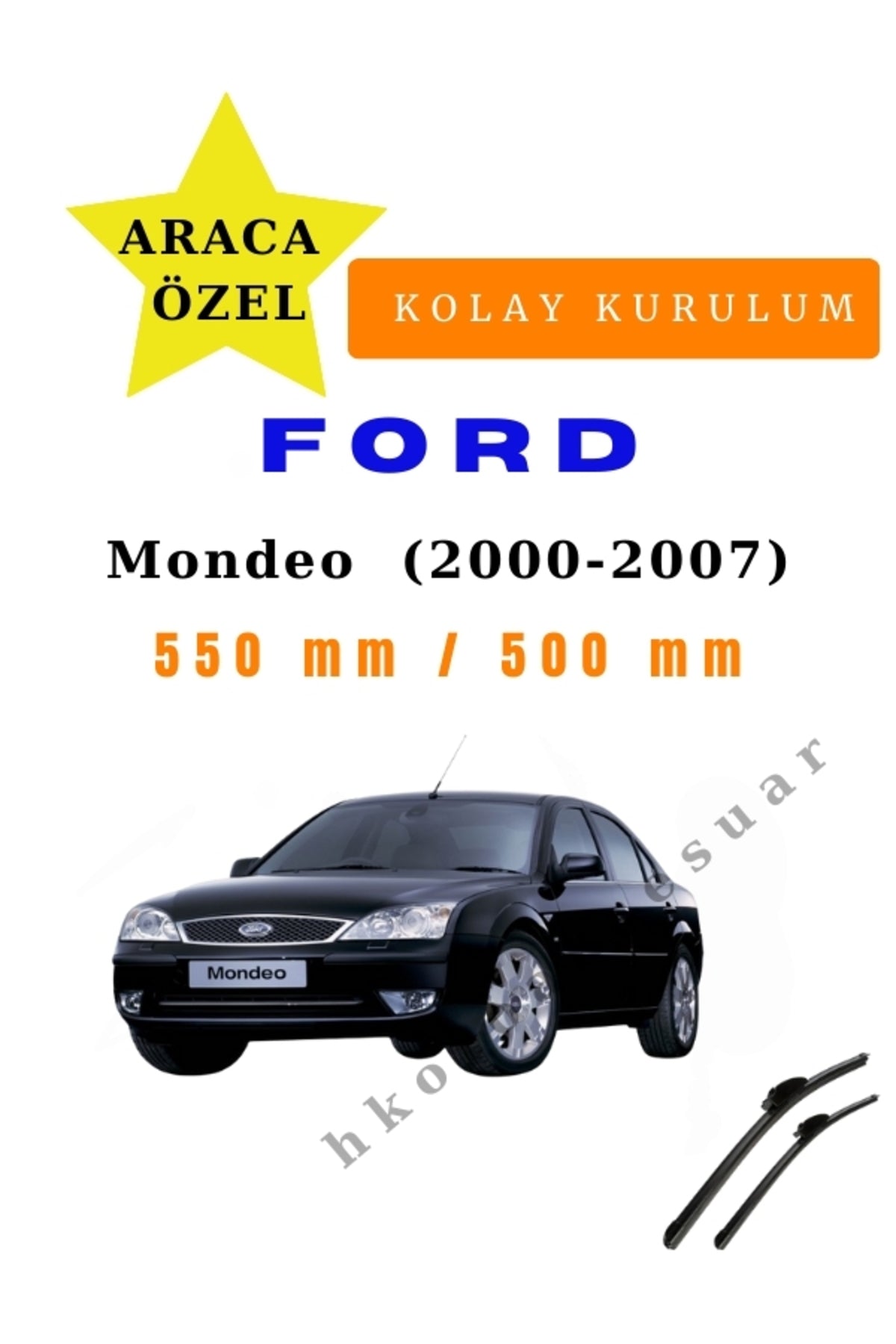 Ford Mondeo  (2000-2007) Araca Özel Sİlecek