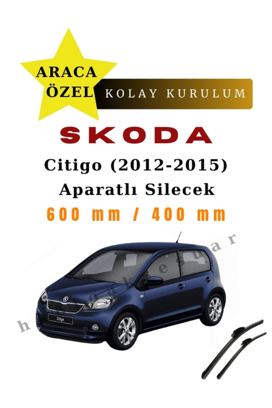 Skoda Citigo (2012-2015) Fahrzeugspezifische Scheibenwischer vorne, 2 Stück