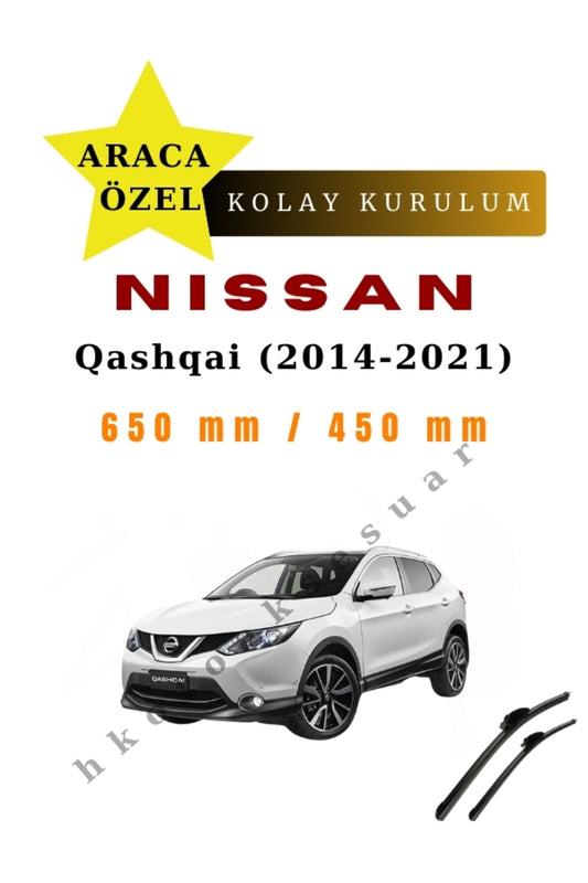 Nissan Qashqai (2014-2021) Vehicle-Specific Front Wiper Blades (Set of 2)