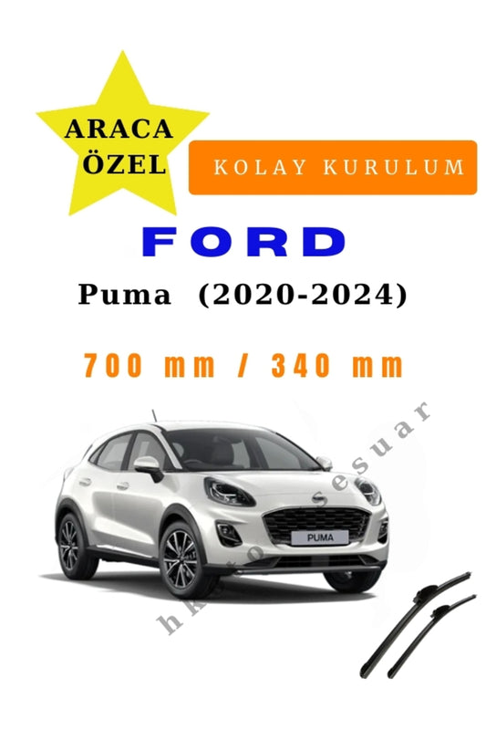 Ford Puma (2020-2024) Vehicle-Specific Front Wiper Blades (Set of Two)