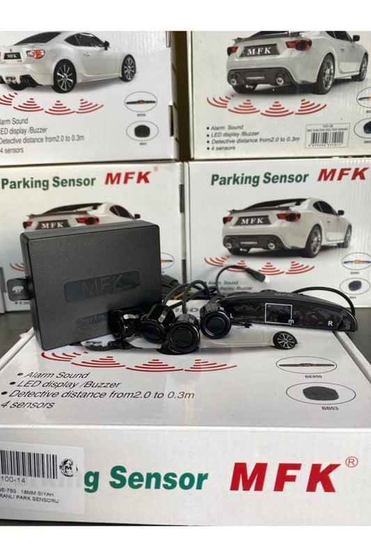 Universal Park Sensor Digital Display and Audio Grey 18 mm