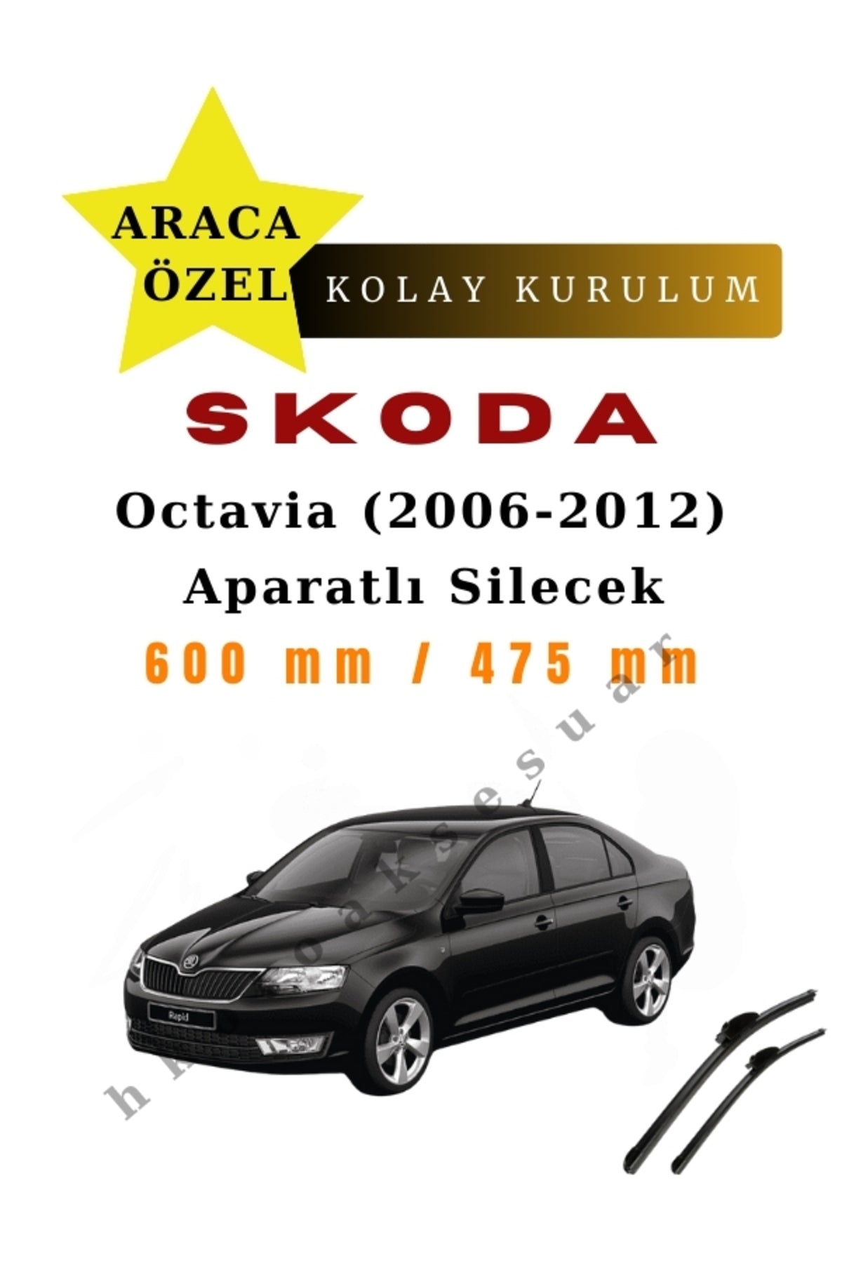 Skoda Octavia (2006-2012) Araca Özel Sİlecek