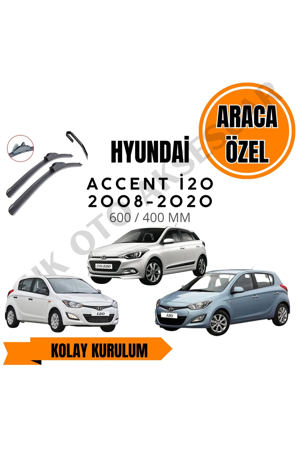 Hyundai i20 (2008-2020) Araca Özel Silecek