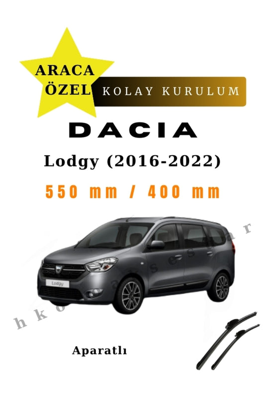Dacia Lodgy (2016-2022) Fahrzeugspezifische Scheibenwischer vorne zwei