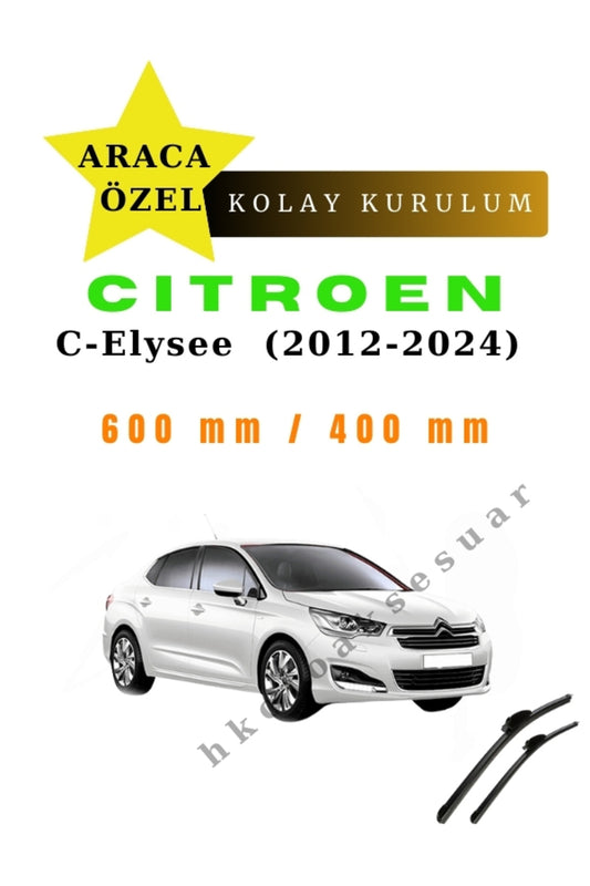 Citroën C-Elysée (2012-2024) fahrzeugspezifische Scheibenwischer