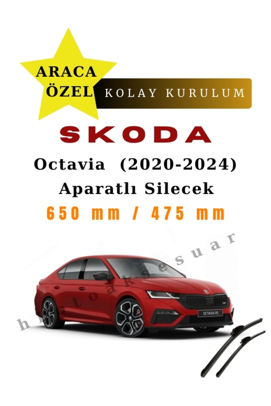 Skoda Octavia (2020-2024) Fahrzeugspezifische Scheibenwischer vorne zwei