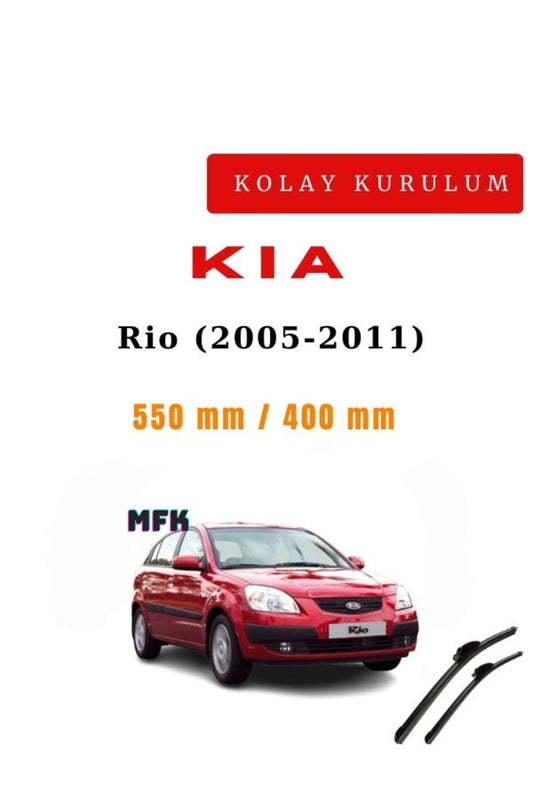 Kia Rio (2005-2011) Spezifische Scheibenwischer vorne zwei