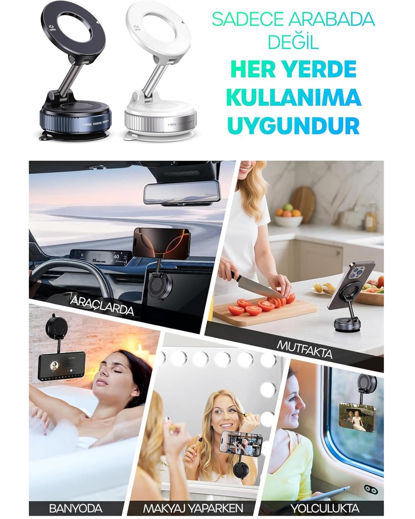 MagnetPRO 360 MagSafe Araç Telefon Tutucu k0007
