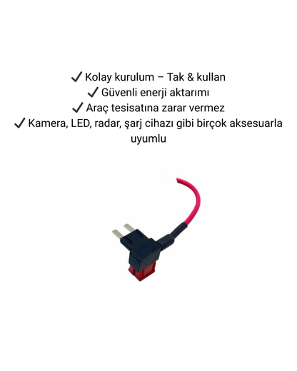 Mini Blade Fuse Splitter with 2 Free Fuses