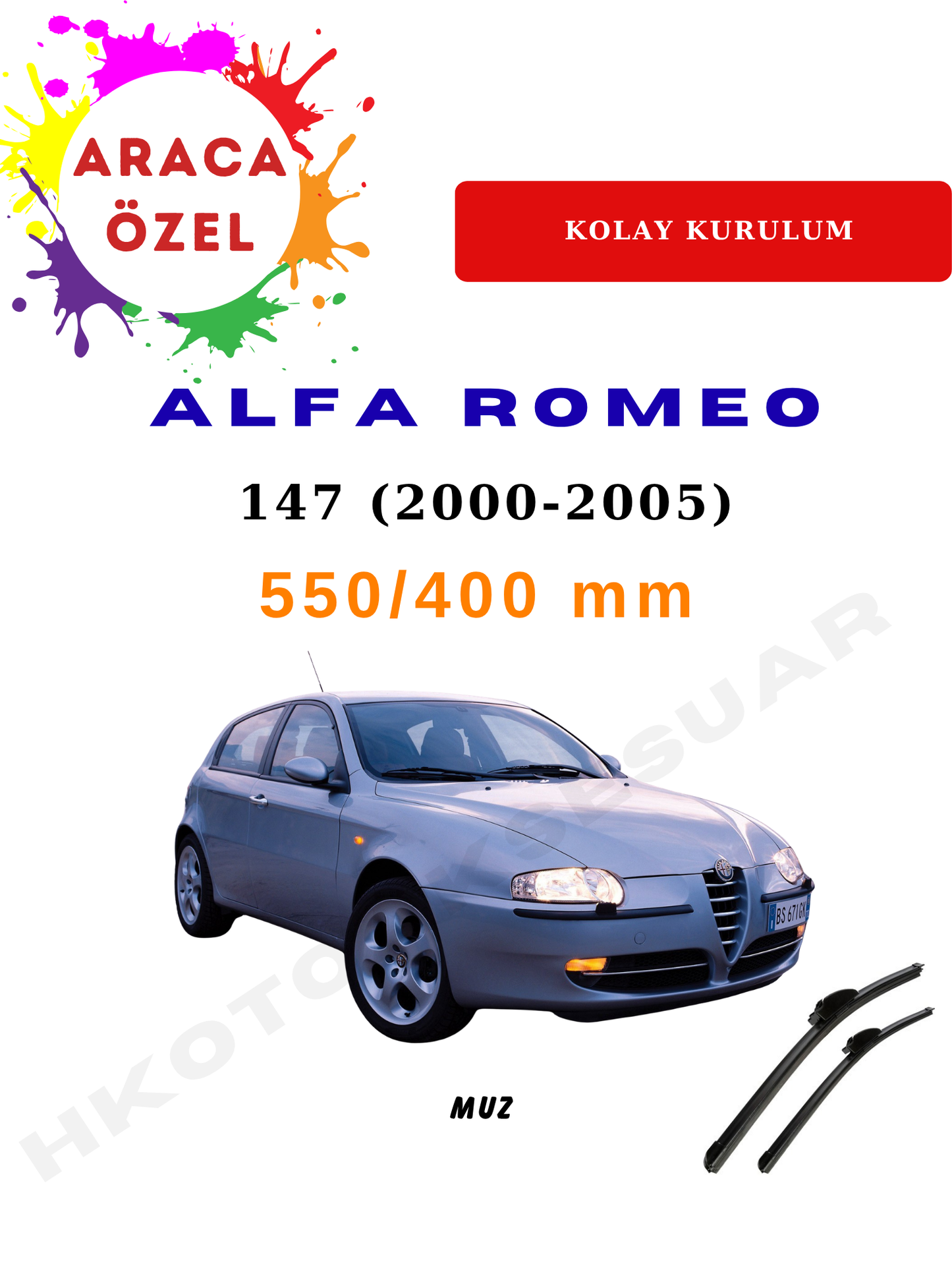 Alfa Romeo 147 Silecek (2000-2005)