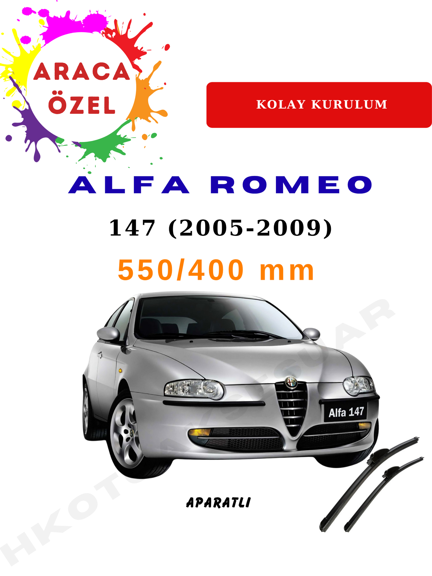 Alfa Romeo 147 Muz Silecek (2005-2009)
