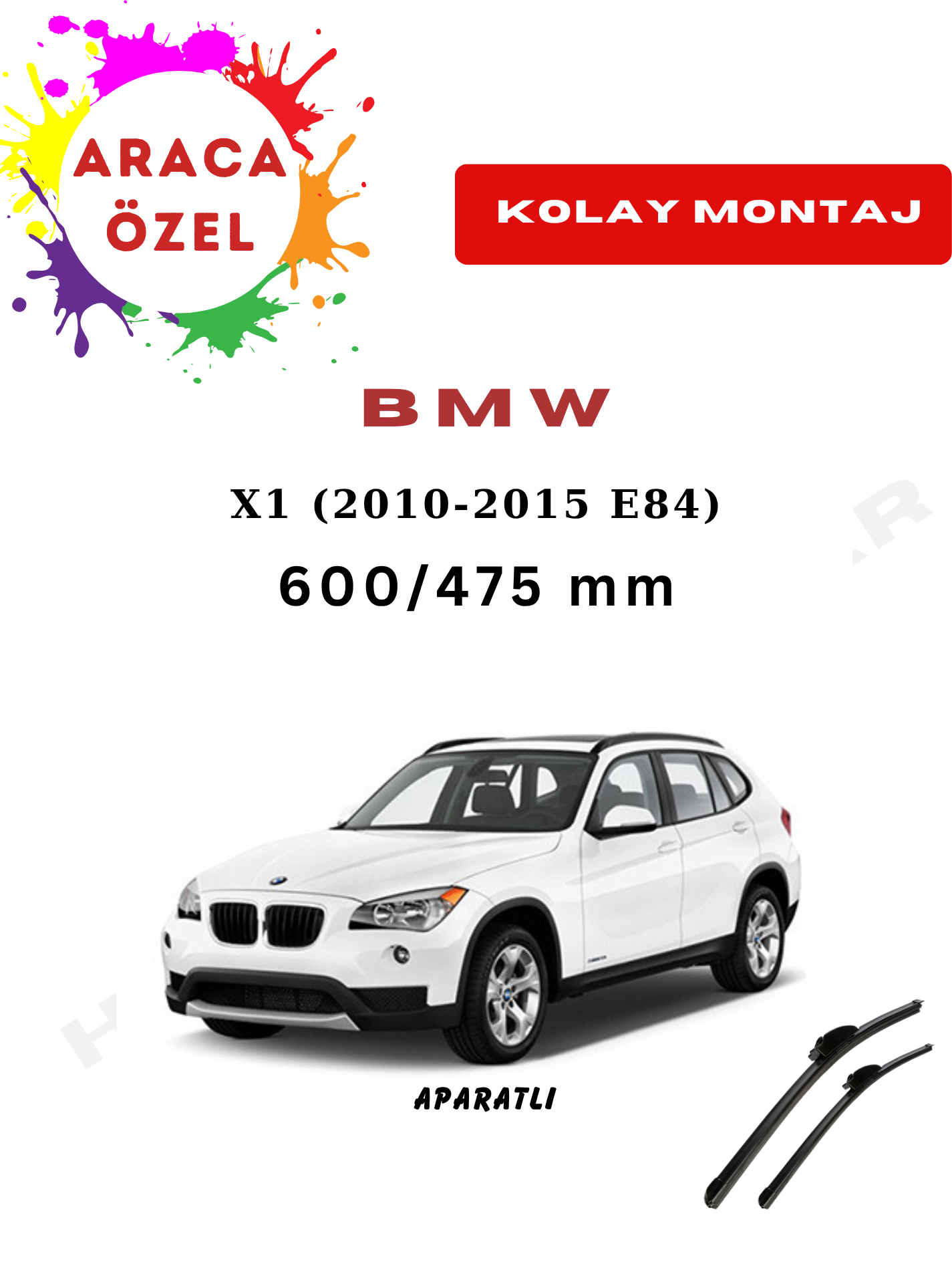 BMW X1 Silecek (2010-2015 E84)