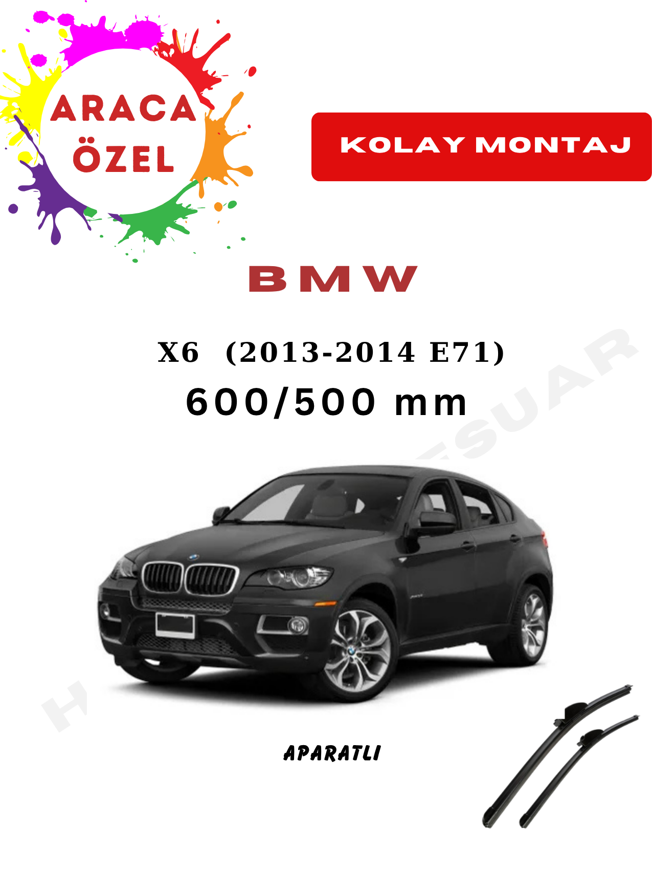 BMW X6 Silecek (2013-2014 E71)