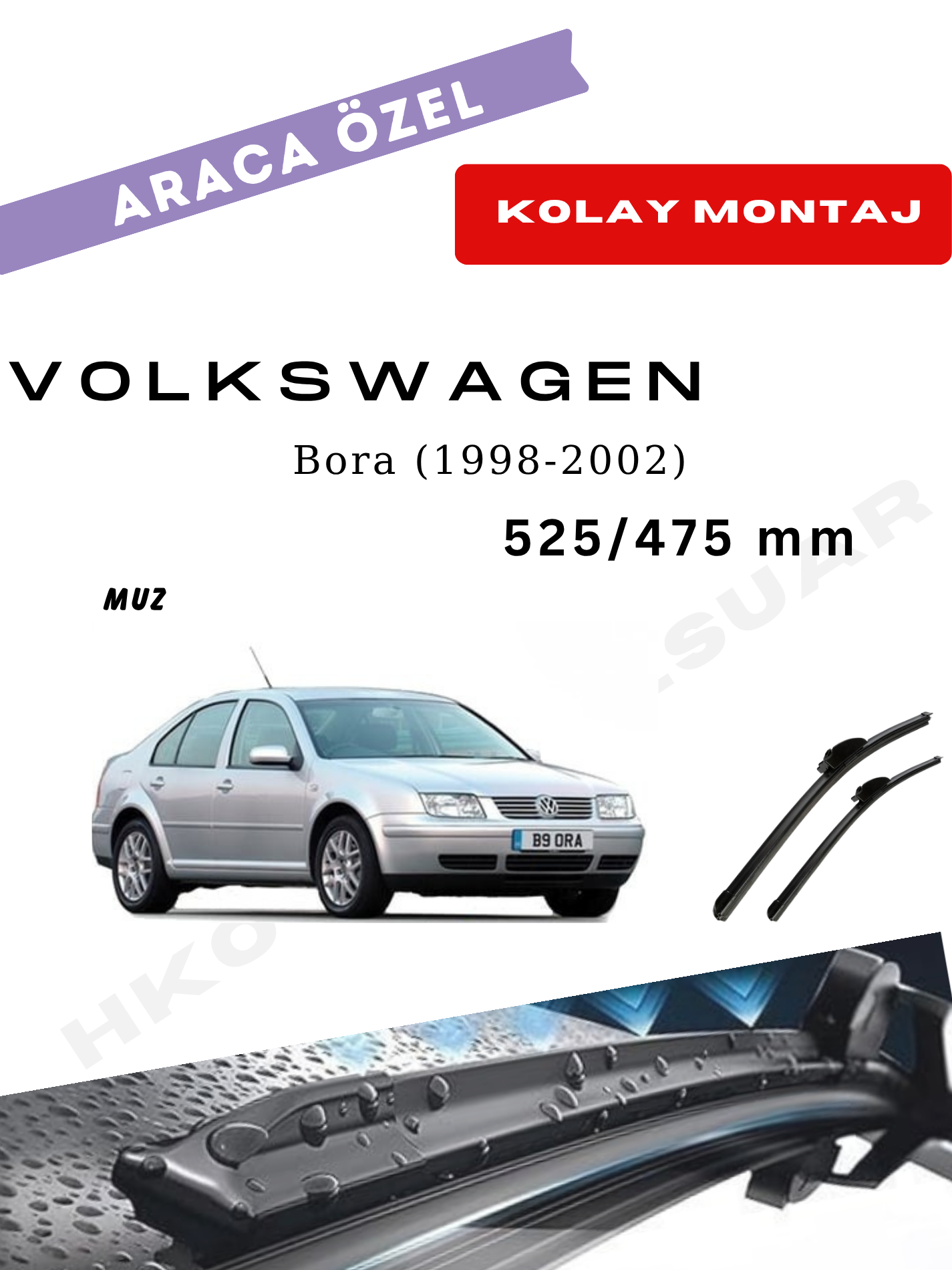 VW Bora Muz Silecek (1998-2002)