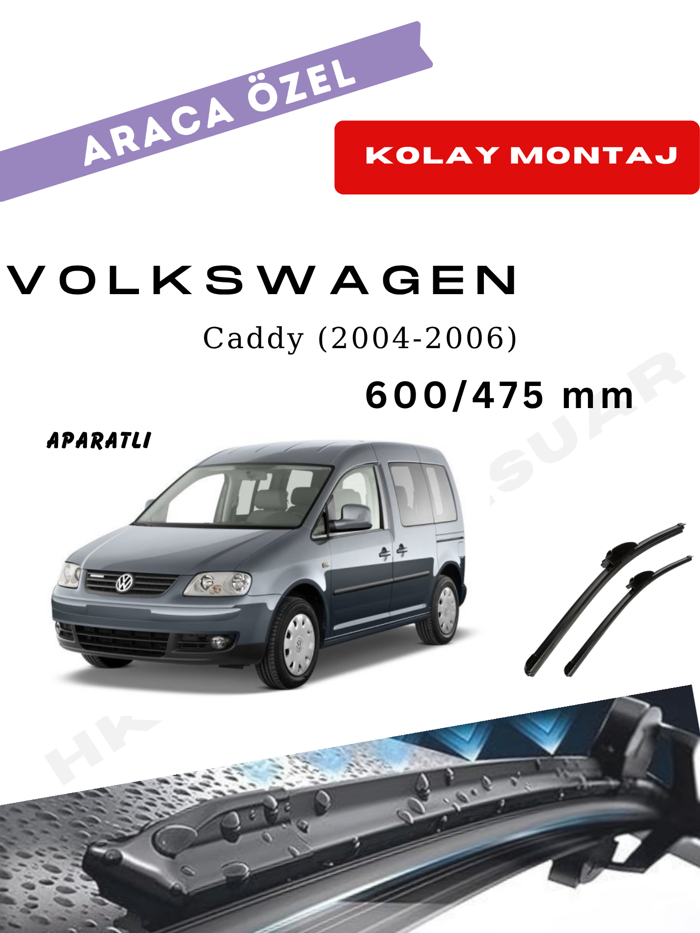 VW Caddy Silecek (2004-2006)