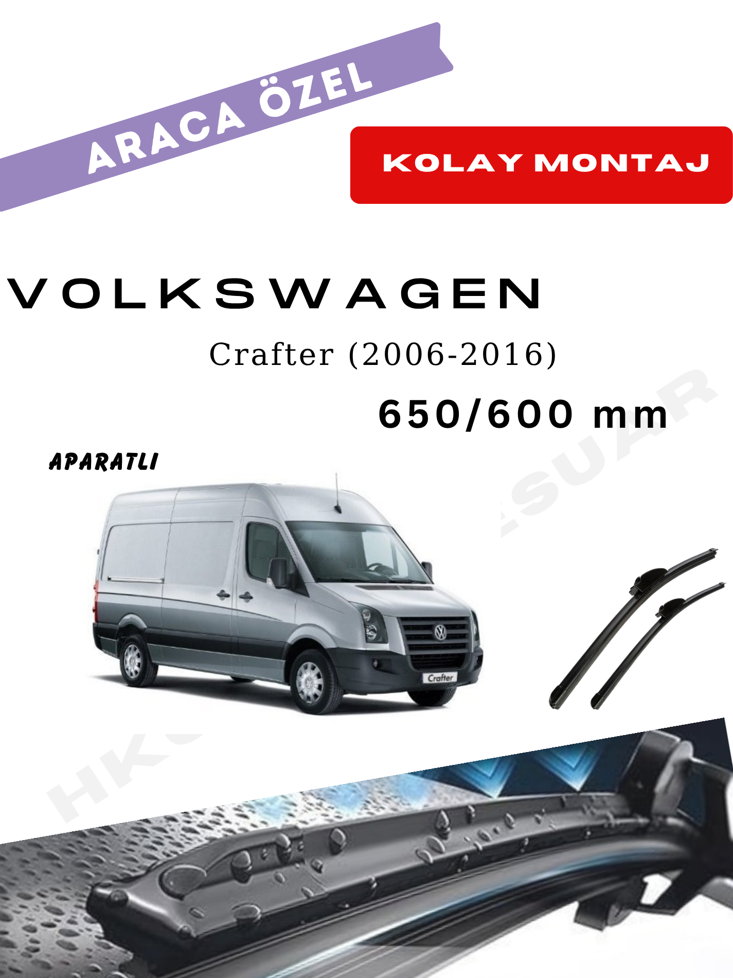 VW Crafter Silecek (2006-2016)