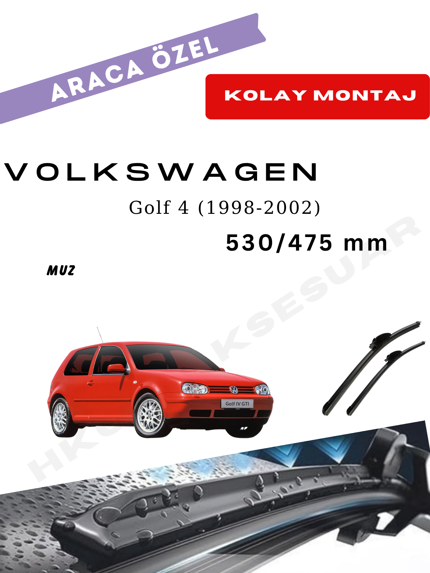WW Golf 4 Silecek (1998-2002)