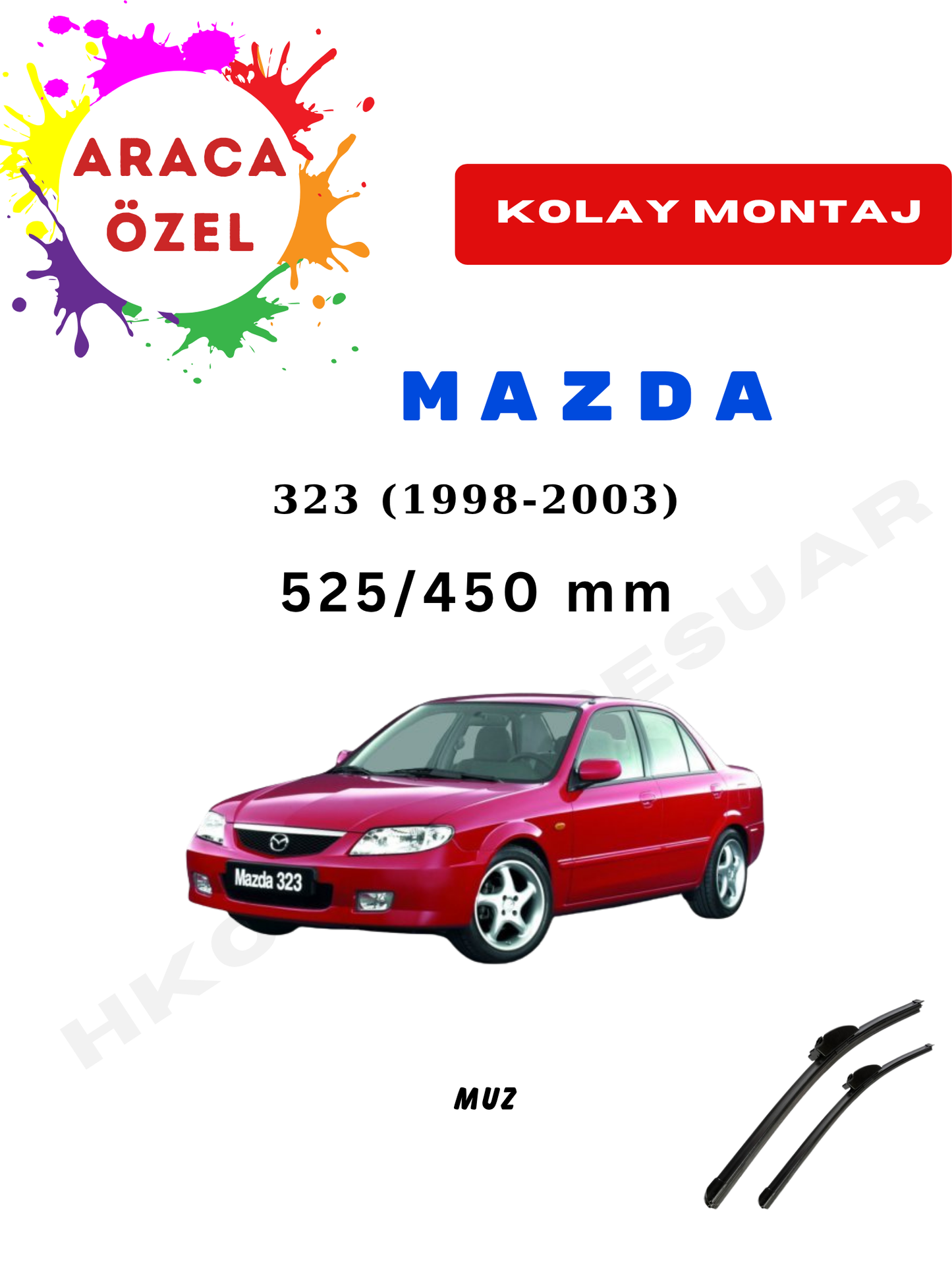 Mazda 323 Silecek (1998-2003)