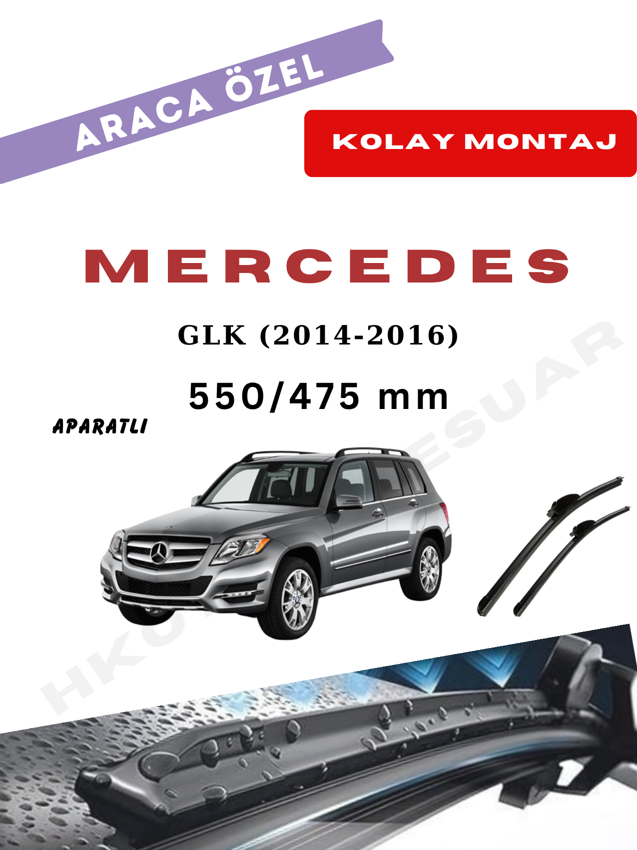Mercedes GLK Silecek (2014-2016)