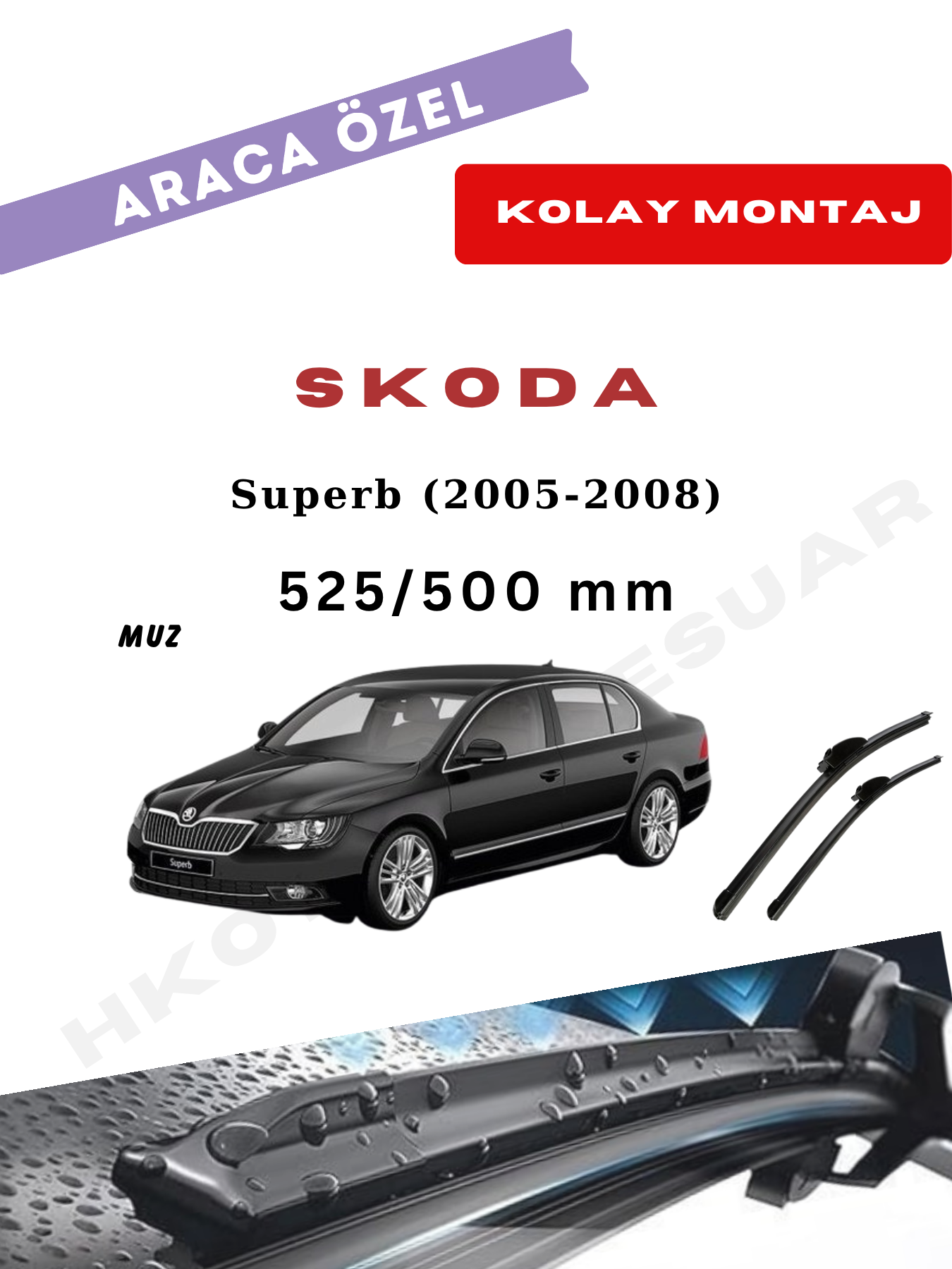 Skoda Superb Silecek (2005-2008)