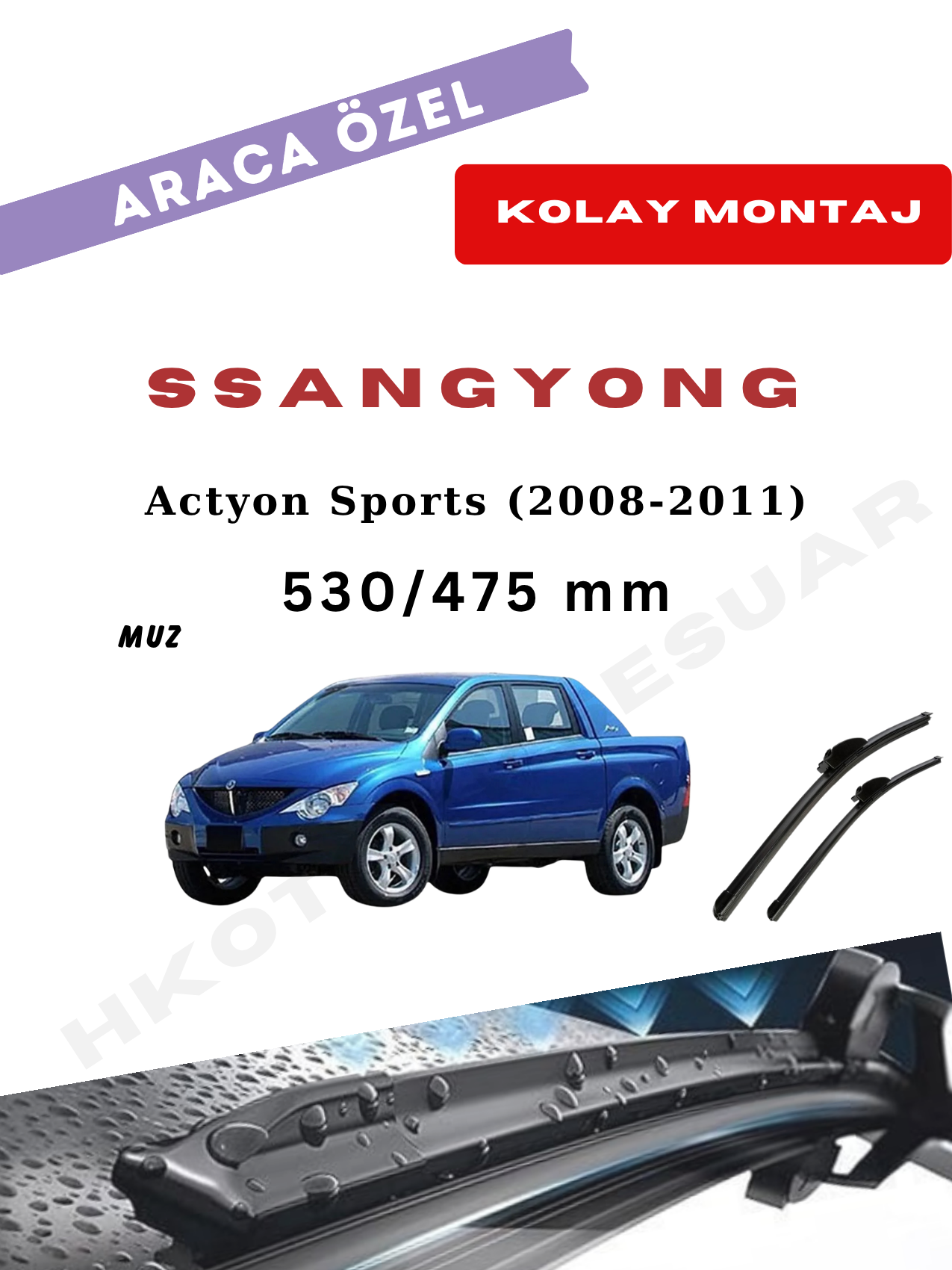 Ssangyong Actyon Sports Silecek (2008-2011)