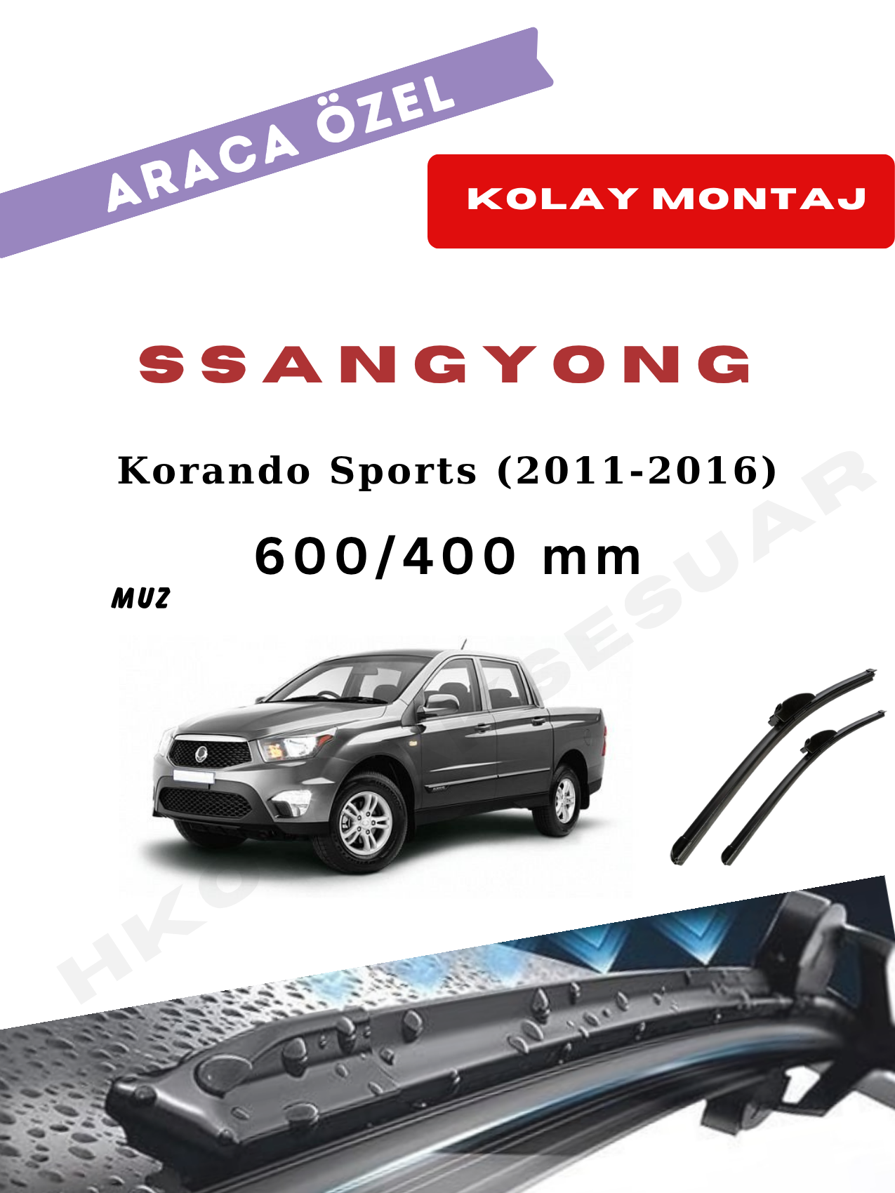 Ssangyong Korando Sports Silecek (2011-2016)