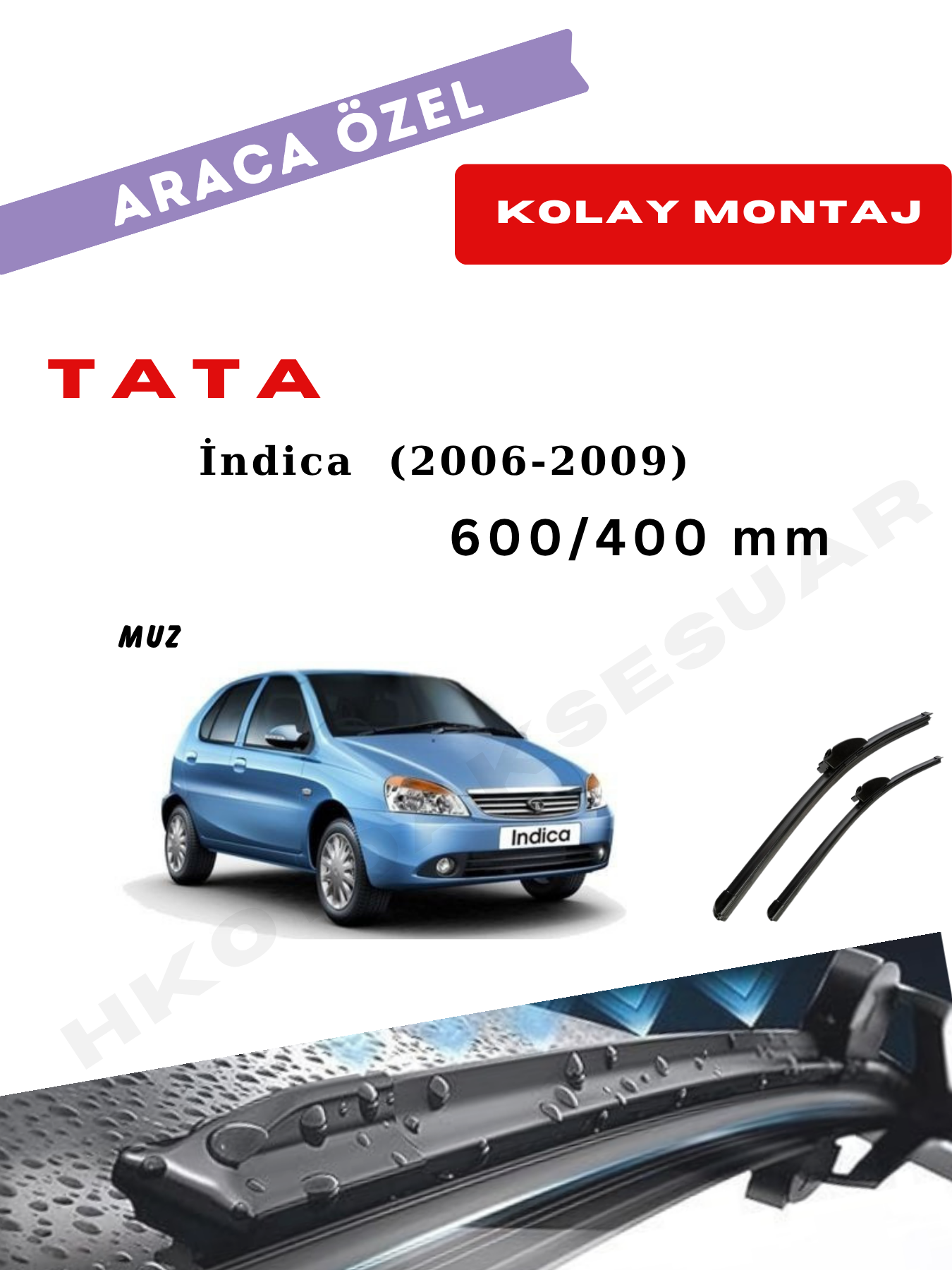 Tata İndica İnwells Muz Silecek (2006-2009)