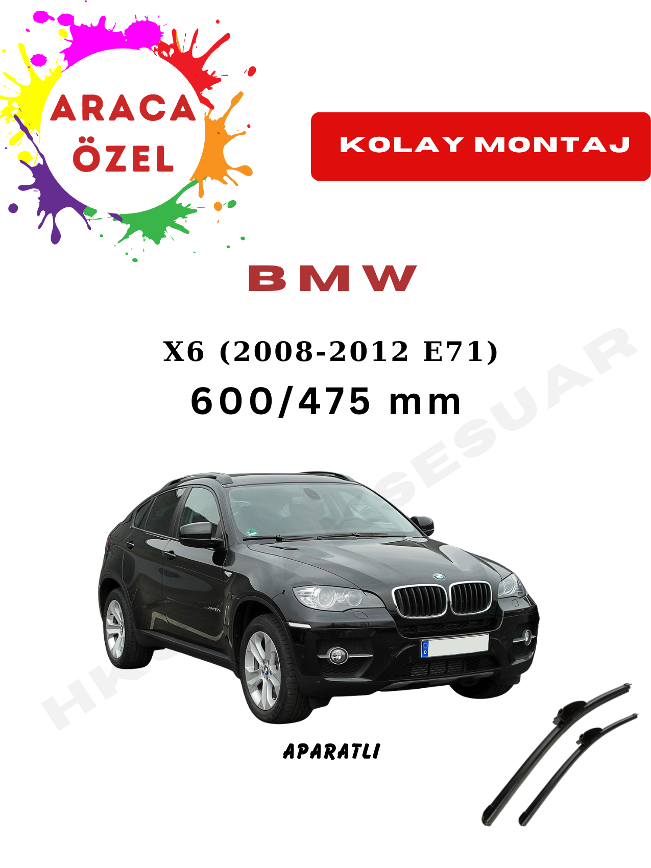 BMW X6 Silecek (2008-2012 E71)